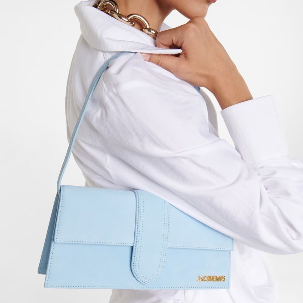 Jacquemus Le Bambino Long Shoulder Bag Blue